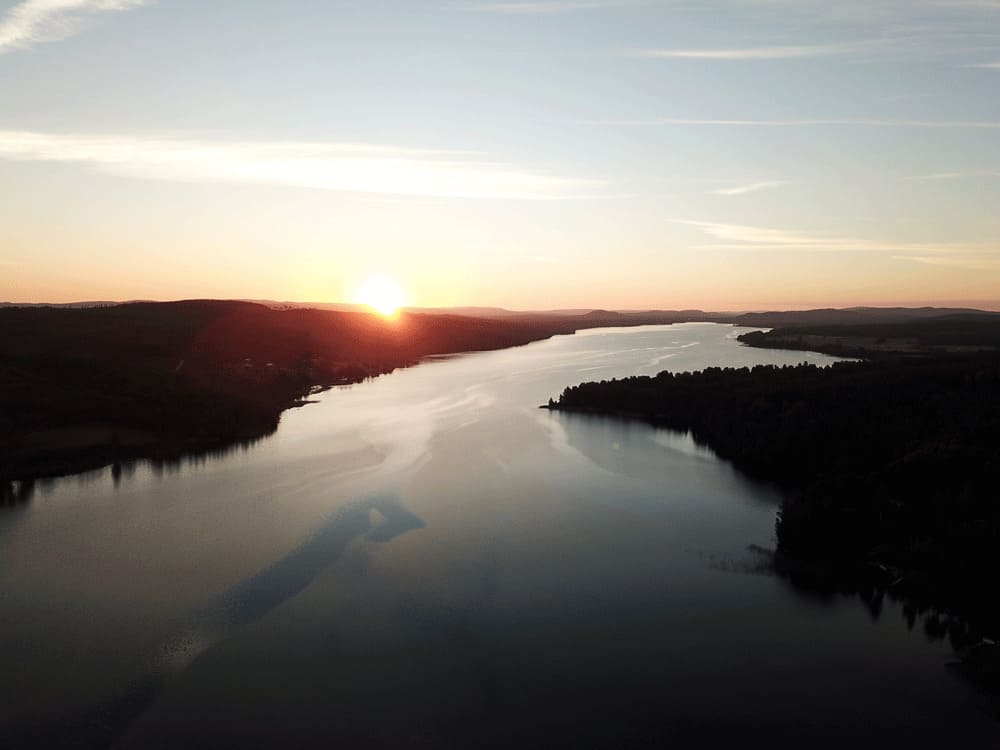 Zonsondergang Zweden