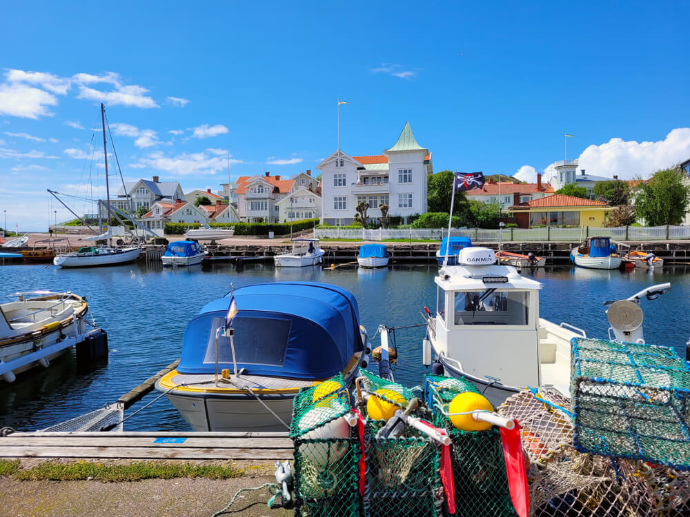 Haven eiland Marstrand Bonuslän kust West-Zweden