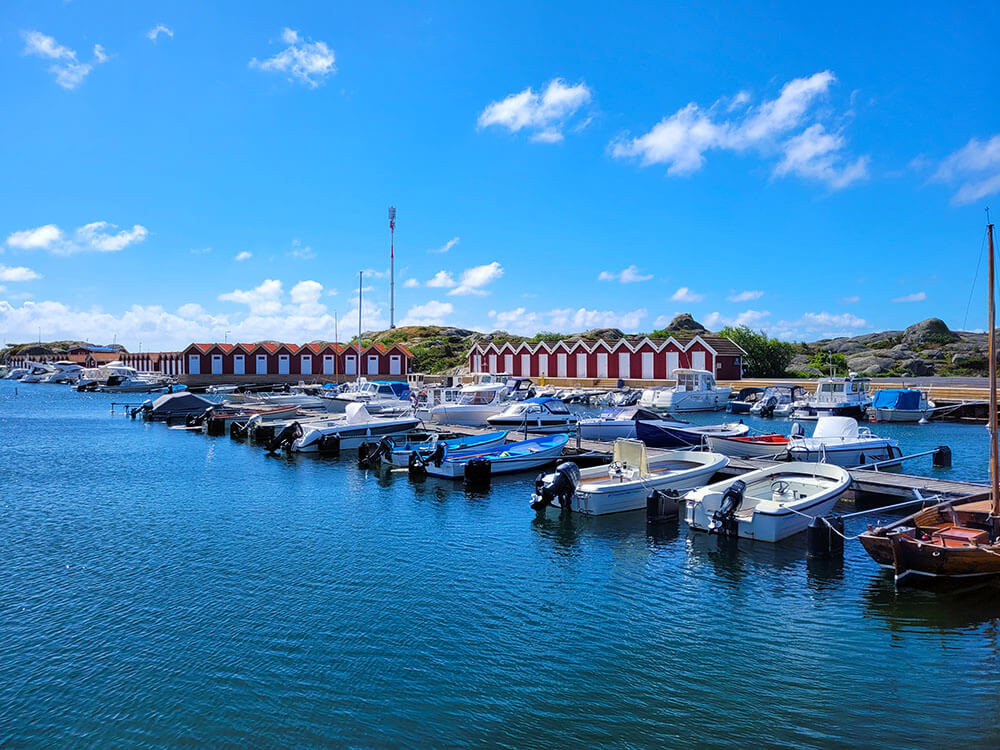 De haven van Föto Göteborg archipel