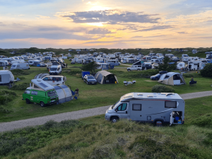 Camping aan het strand Denemarken
